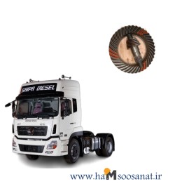   کرانویل بینیون جفت سر عقب و سر جلو کامیون دانگ فنگ